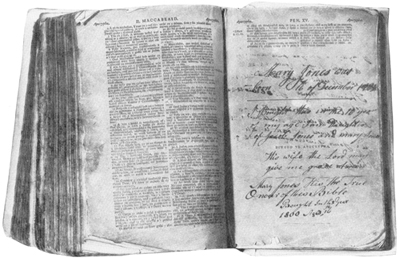 Mary Jones's Bible